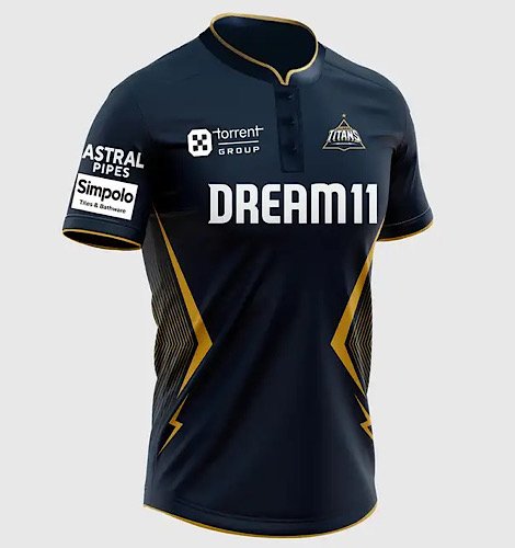 Gujarat Titans Official Men’s Replica Jersey (2025) - View 3