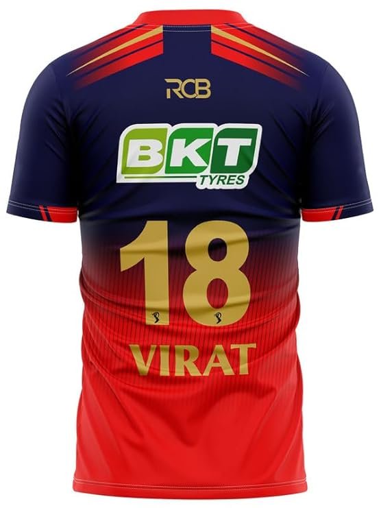 RCB IPL 2026 Official Jersey – Virat Edition | RCB Fan Jersey - View 3