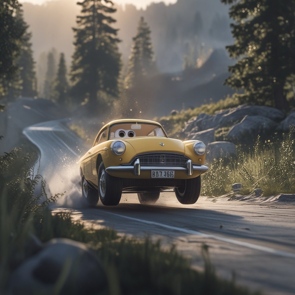 BTC $96K: A cartoon car zooming down a hill then stopping