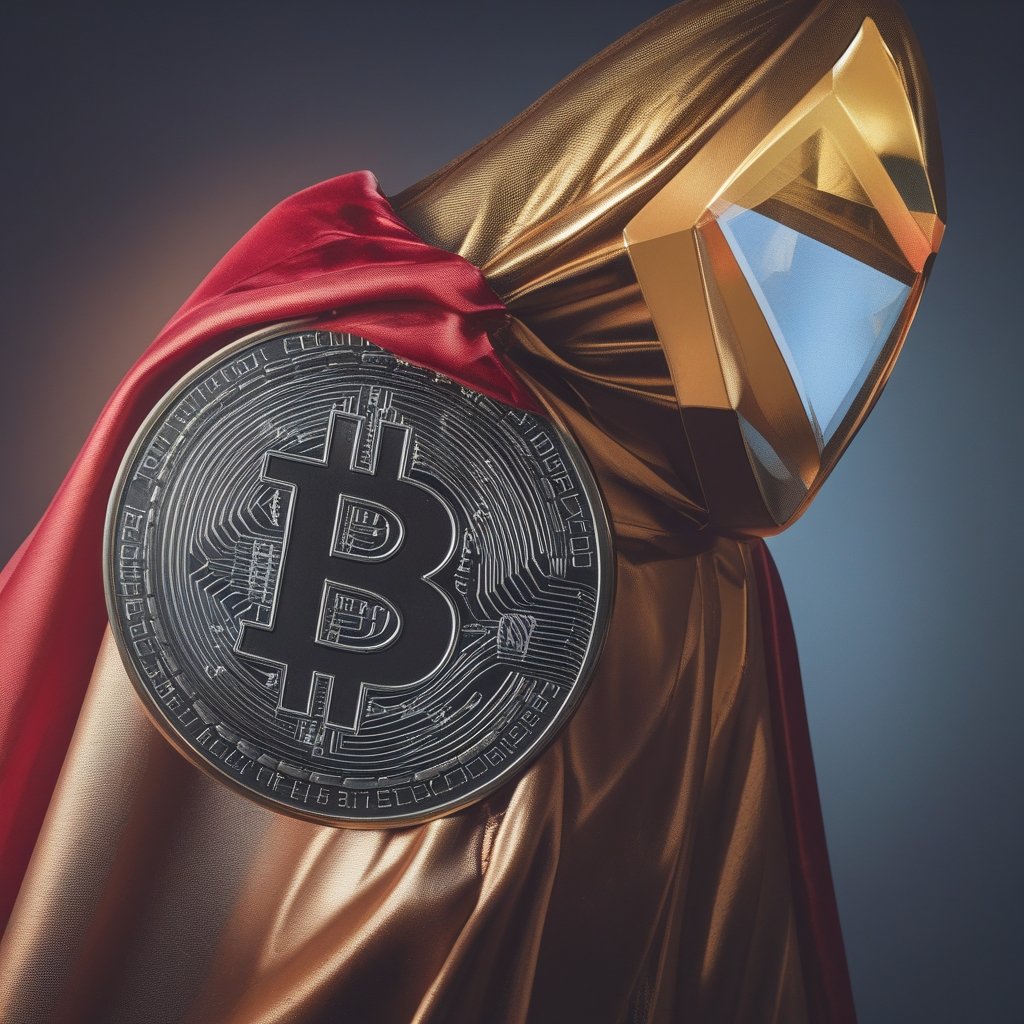 BTC $96K: ZEC coin wearing a superhero cape