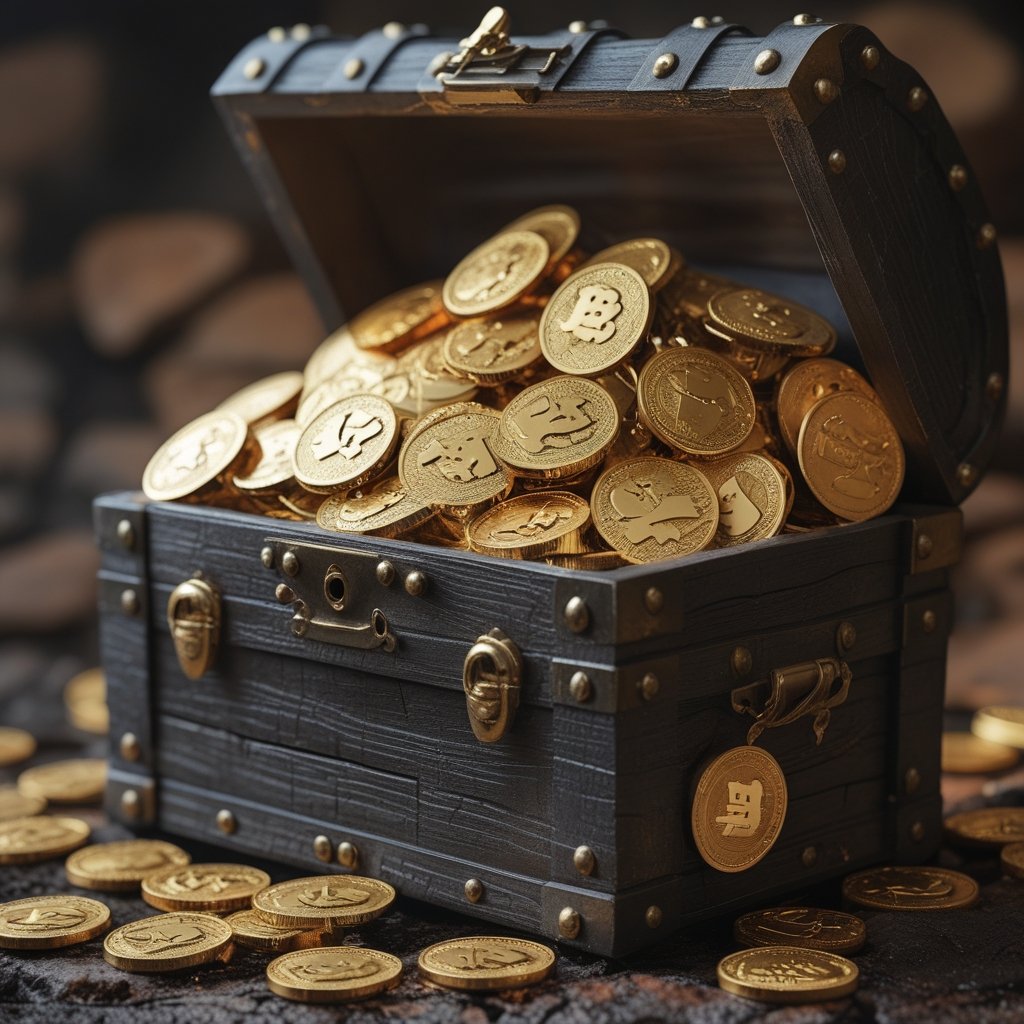 Bitget Collaboration: A treasure chest overflowing with meme coin tokens