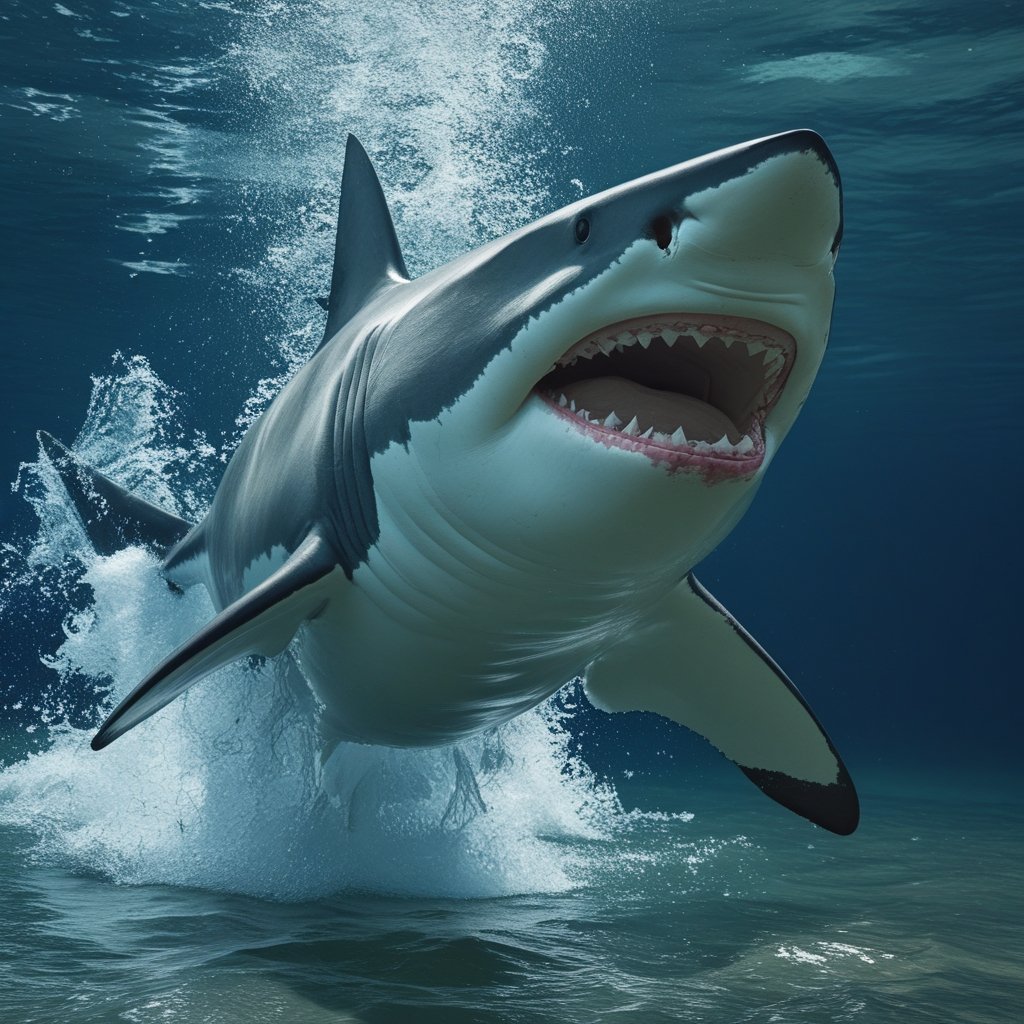 Crypto Fundamentals: a shark jumping out of water