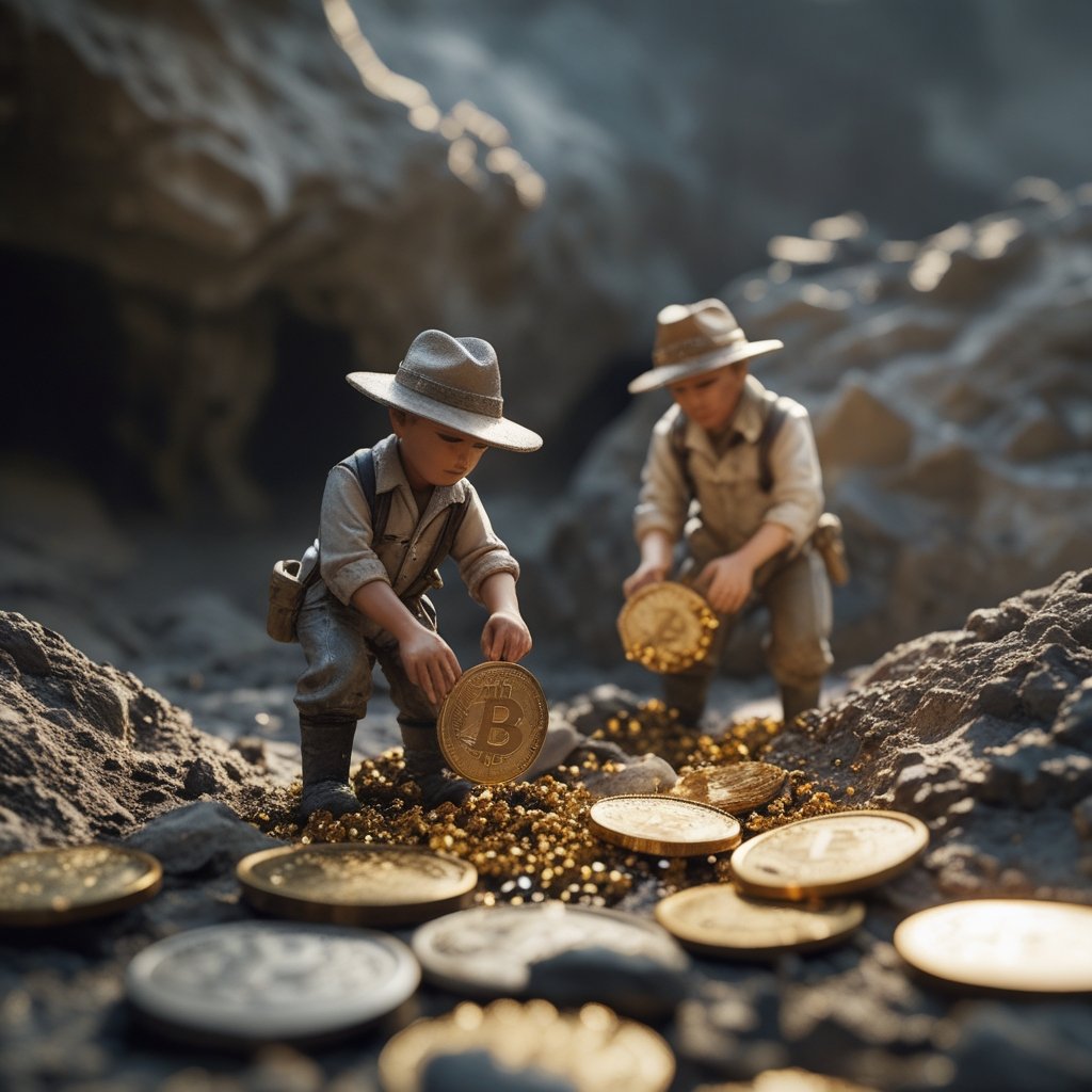 DATs: tiny treasure hunters digging for gold and coins