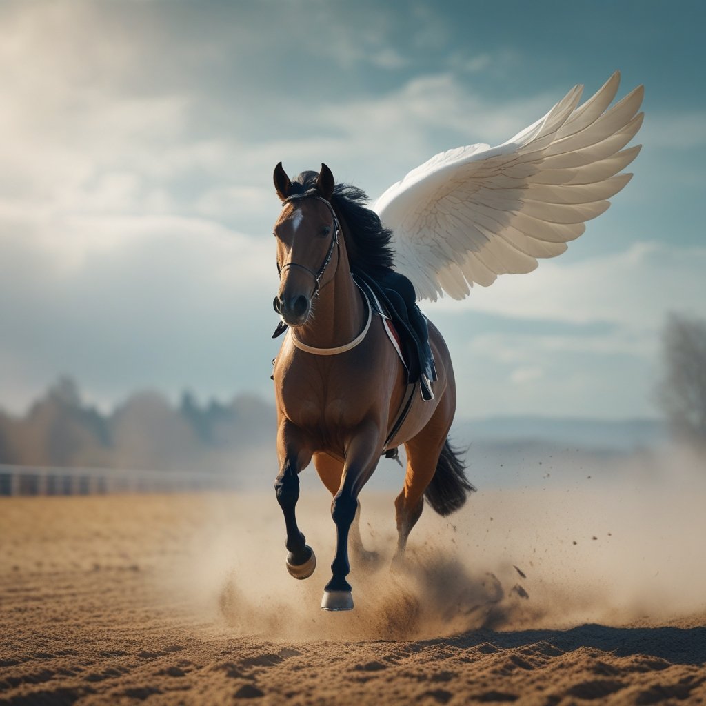 Dogecoin ETF News: a horse with wings racing ahead