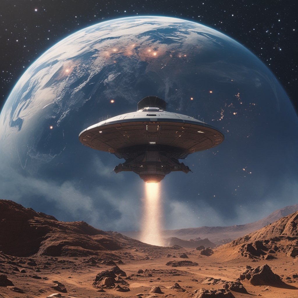 EV2 cryptocurrency: a simple description of a spaceship landing on a planet