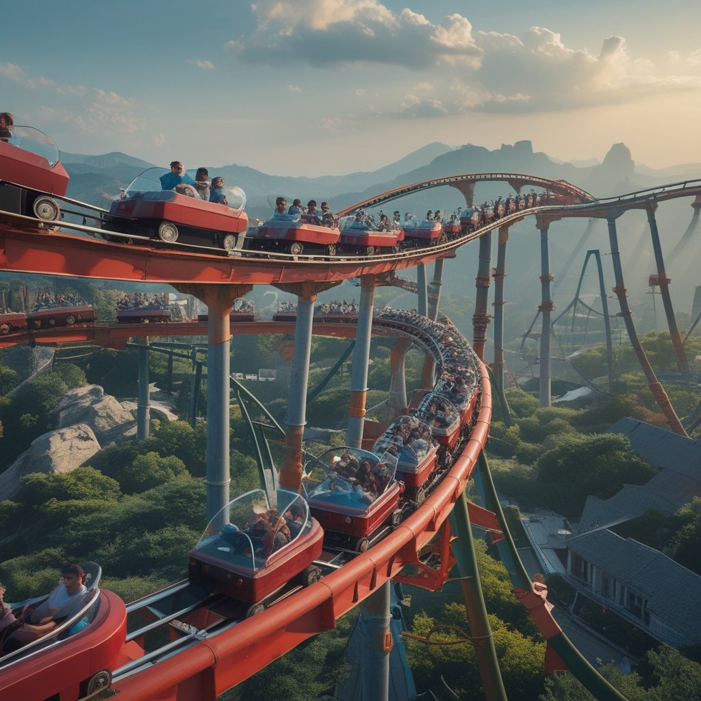 Ethereum options expiry: A rollercoaster with loops and sharp drops, making tiny passengers scream