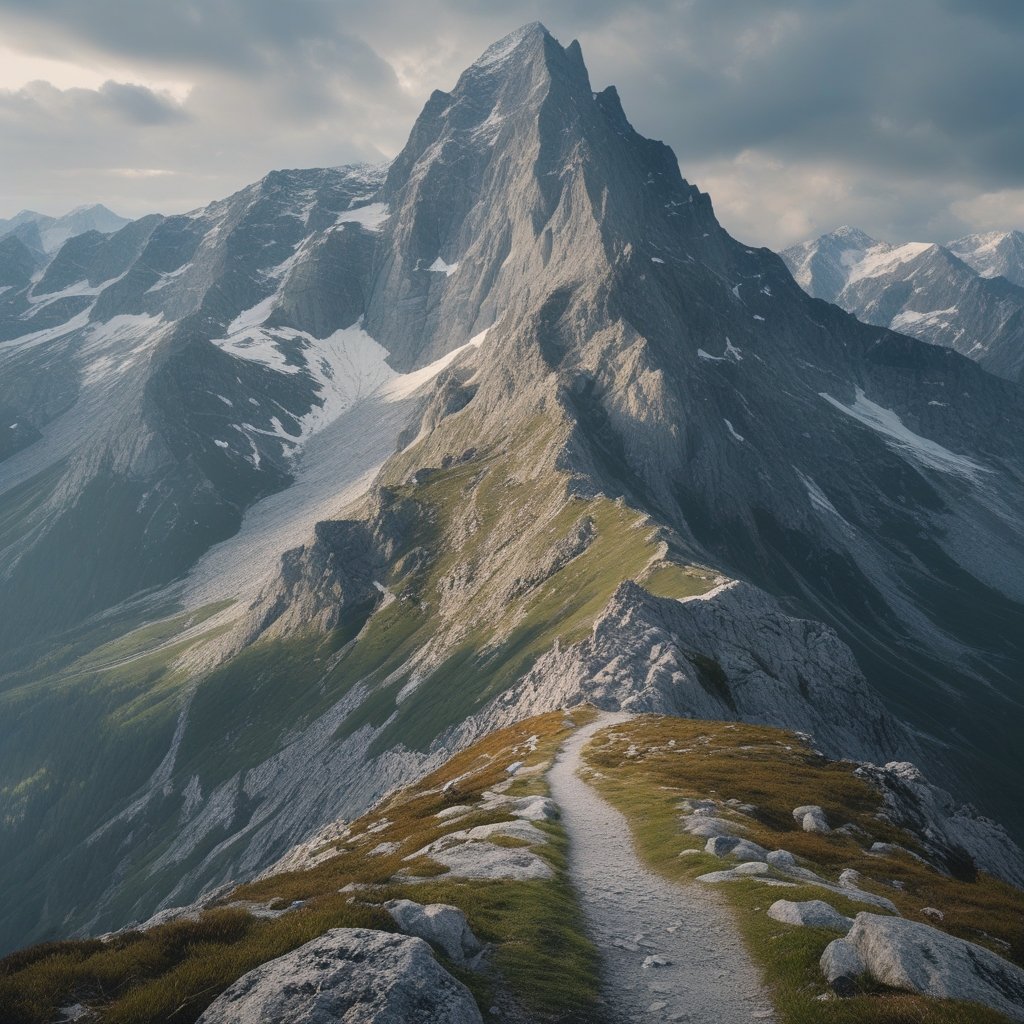 crypto liquidity October: A mountain with a tiny path at the bottom