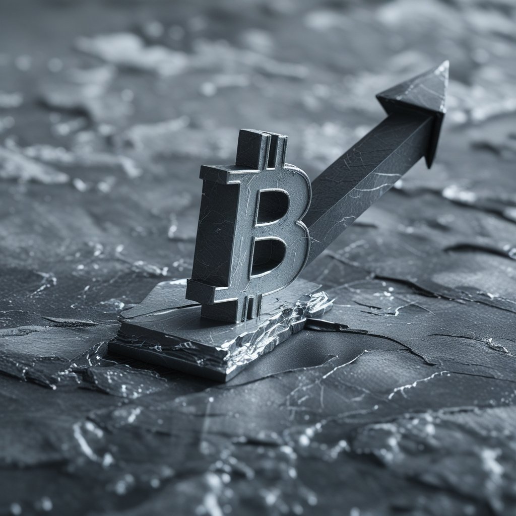 Bitcoin mispricing 2026: A simple chart showing Bitcoin price going up with an arrow pointing to 2026