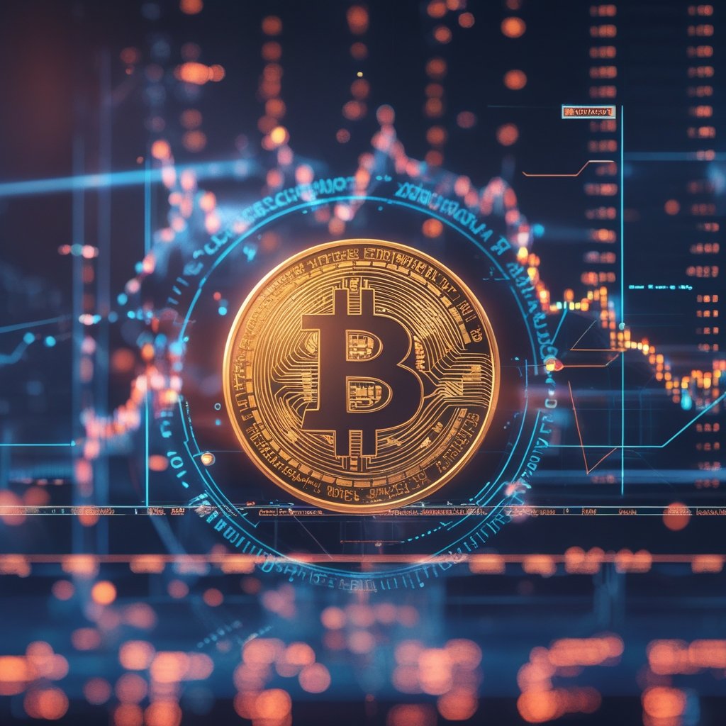 Bitcoin options: A simple chart showing up and down arrows for stock prices