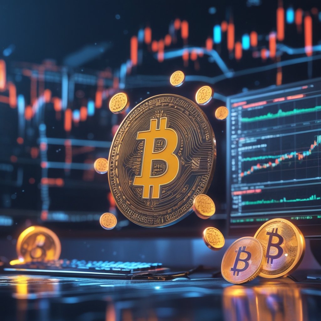 Canton Network Activity: A happy cartoon computer with digital coins floating around it