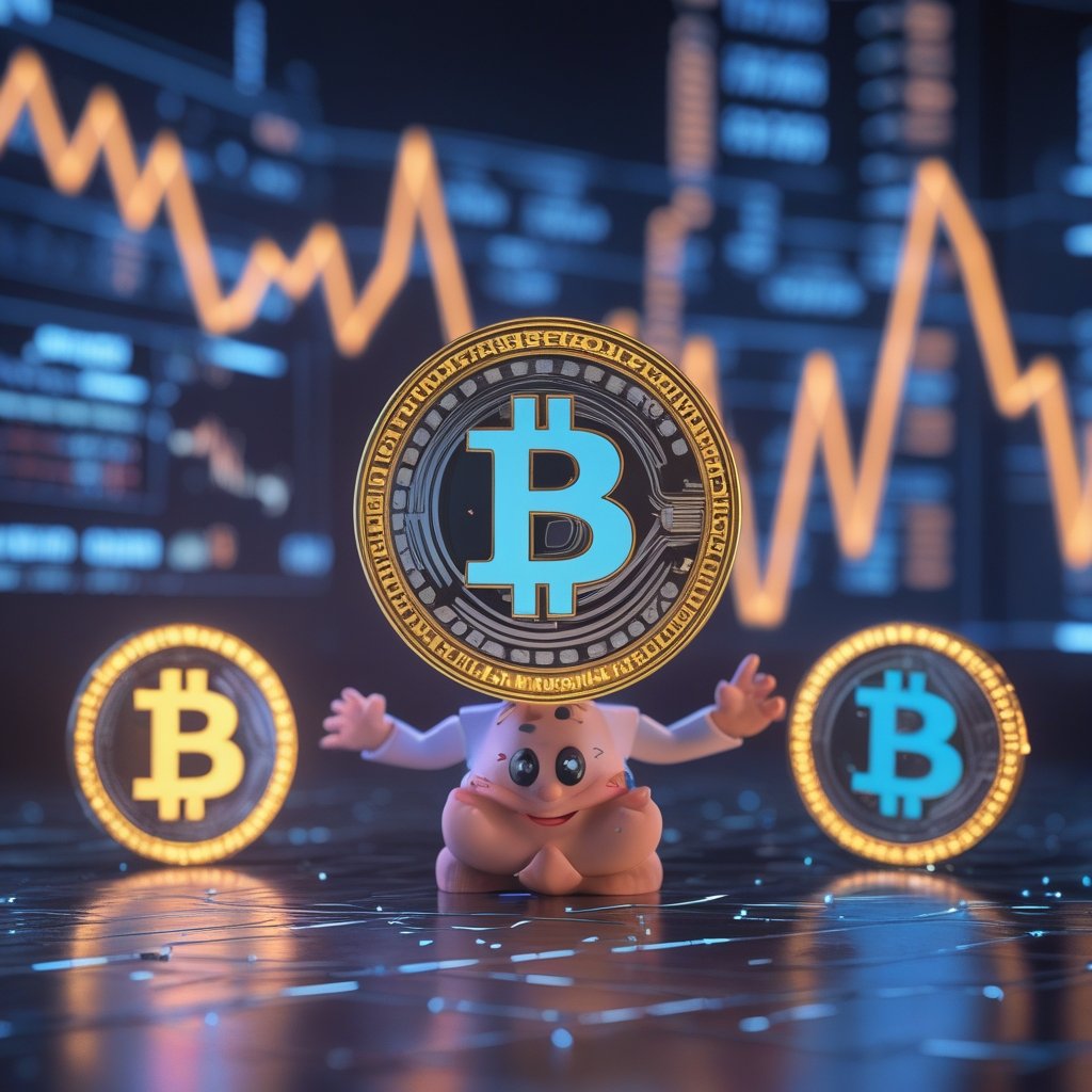 Casascius coins: A cartoon showing a happy child learning about digital money with smiling characters