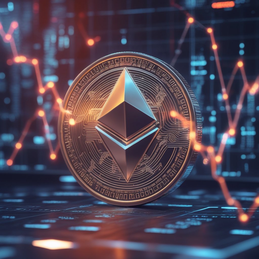 ETH buyer aggression: A simple chart showing a line going up, representing rising prices