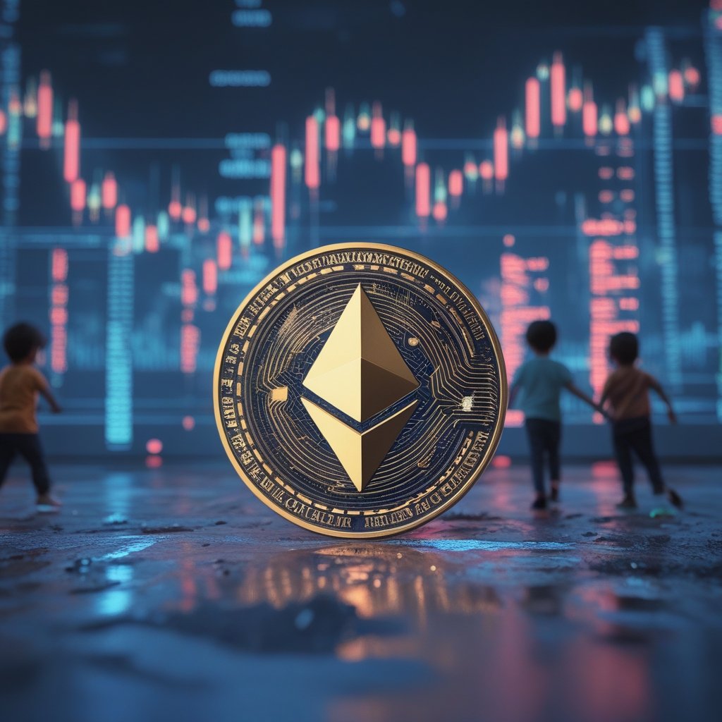 Ethereum NUPL metric: Kids playing calmly in a playground