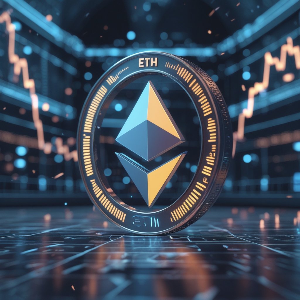 Ethereum price analysis: A simple cartoon showing a floor and a wall with ETH bouncing between them