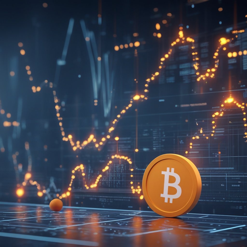 IREN stock: A cartoon hill with a ball rolling down, representing the falling stock price