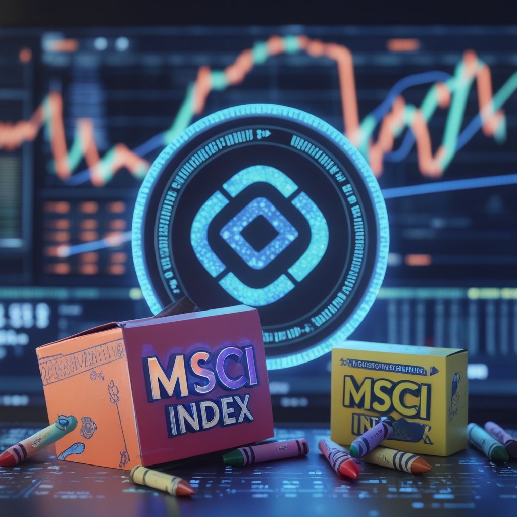 MSCI index removal: A colorful box of crayons labeled 'MSCI Index' with some crayons being taken out