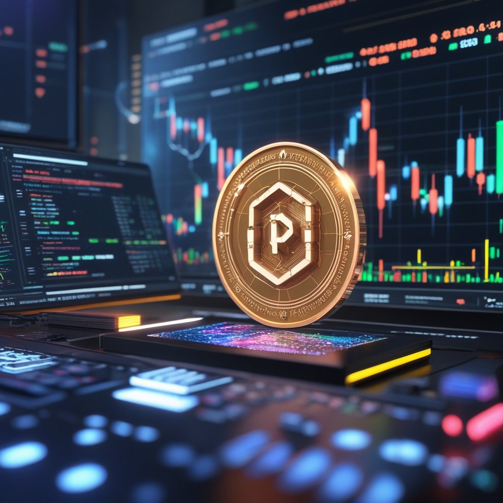 PEPENODE presale: A simple drawing of a computer screen showing virtual mining nodes as colorful blocks