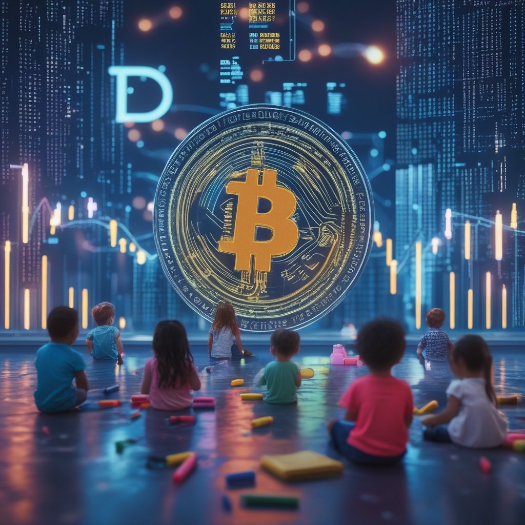 PI token underperformance: A playground full of kids playing with bright crayons