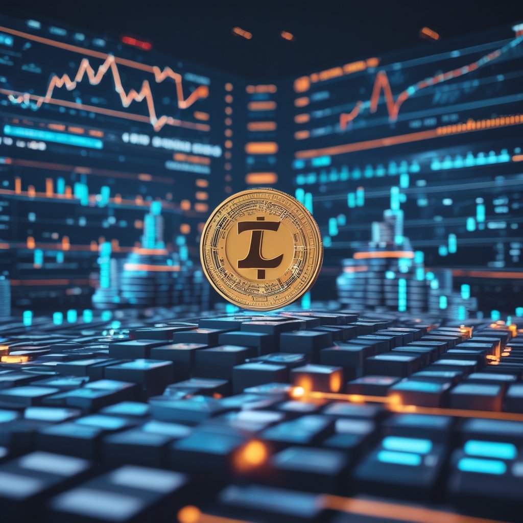 Pi Network catalysts: A simple cartoon illustration of a digital wall made of blocks with the Pi symbol, showing strength and support