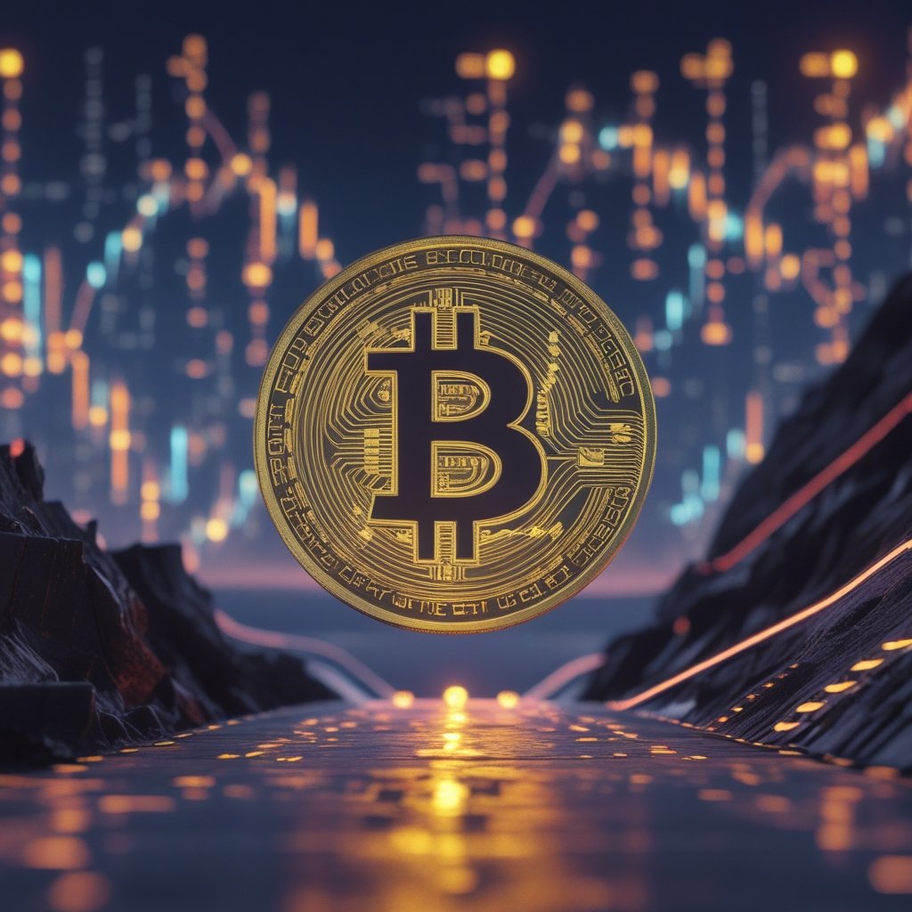 Silk Road Bitcoin: A cartoon showing three paths: a calm road, a slow hill, and a steep slide