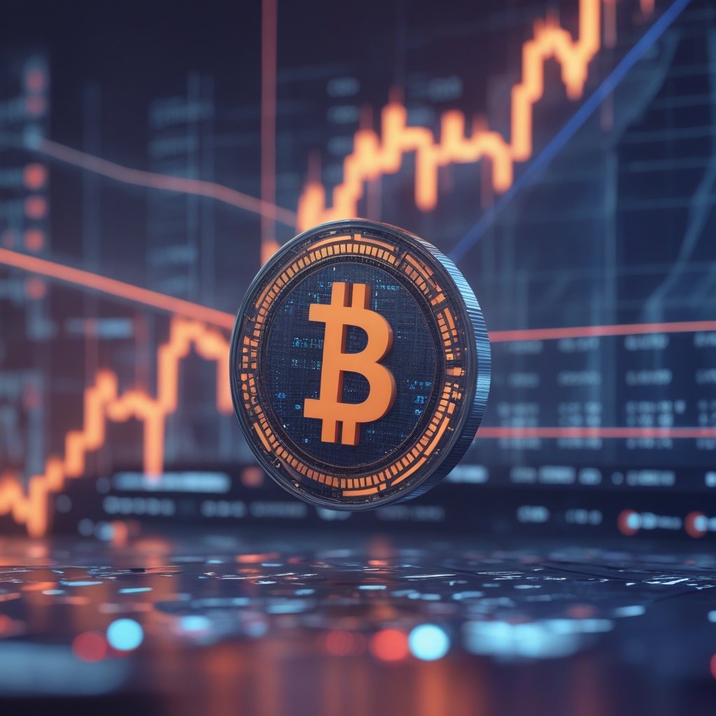 Solana price prediction: A cartoon price chart with happy and sad faces, showing numbers going up and down