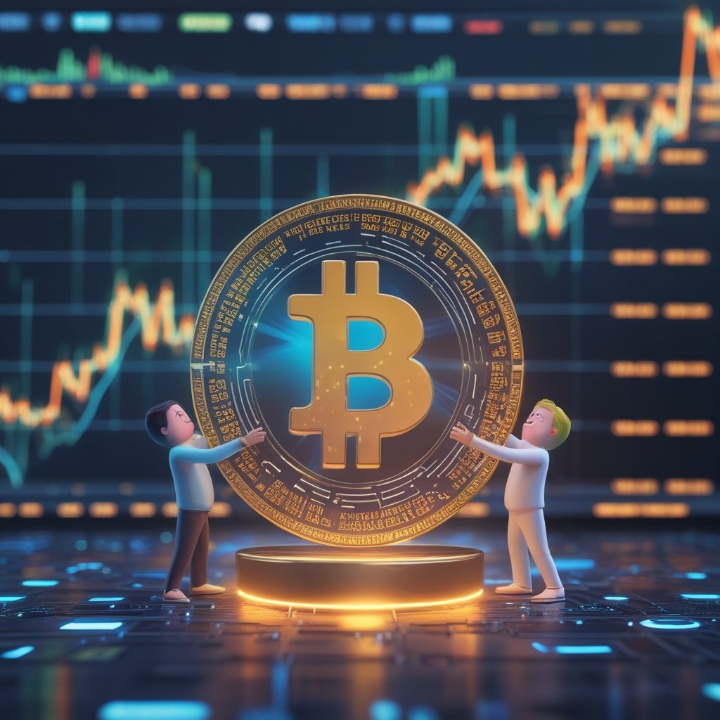 Stripe blockchain: A colorful cartoon of different company logos holding hands around a glowing blockchain