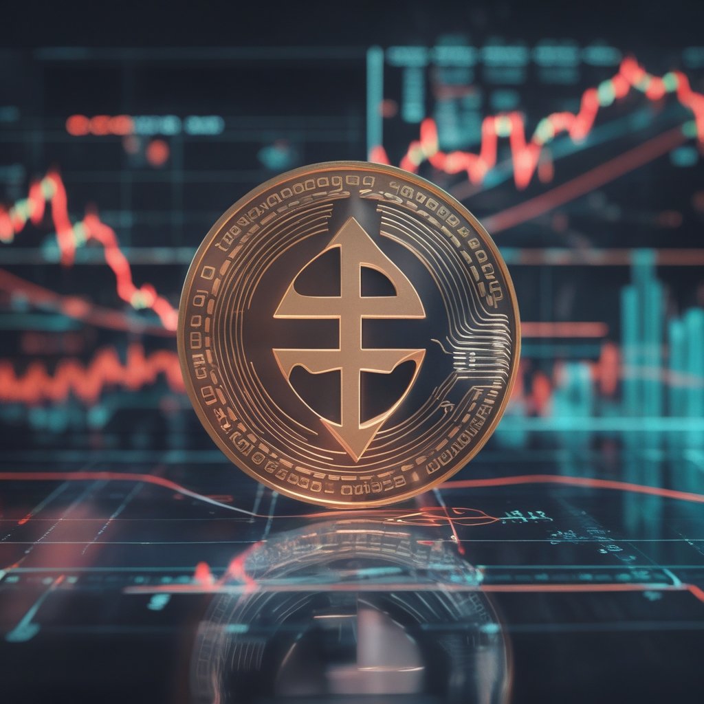 Tether CEO: A simple drawing of a computer screen showing digital coins moving around the world