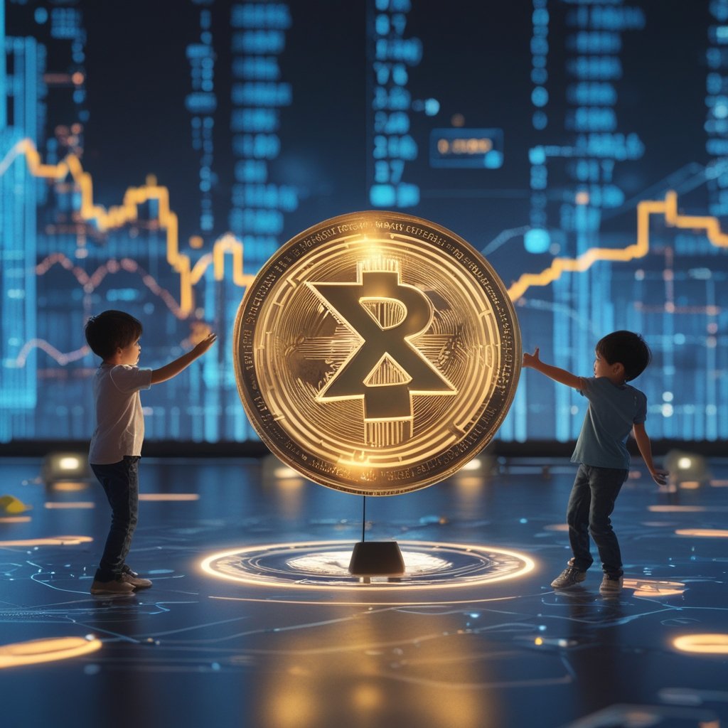XRP Ledger velocity: Kids passing toys in a circle to show XRP movement