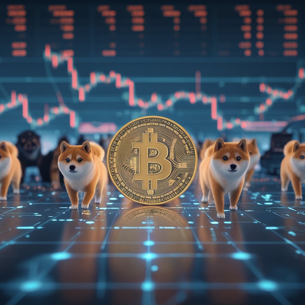 XRP price prediction 2025: Shiba Inu coins playing hide-and-seek while Dogecoin leads a parade