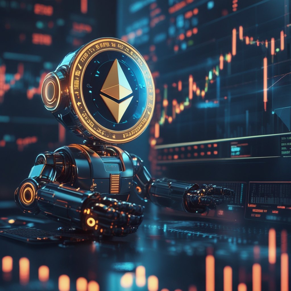 XRP price prediction 2026: A friendly robot looking at charts with rising lines