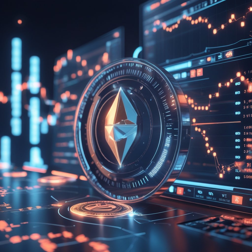 Yield-generating prediction market: A futuristic interface showing a prediction market dashboard with yield metrics on BNB Chain