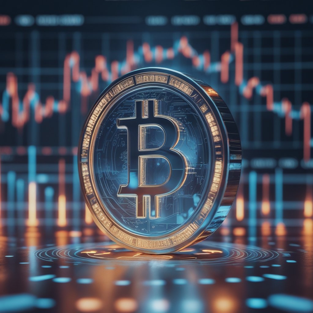 stablecoins: A child drawing a picture of a coin turning into a bank